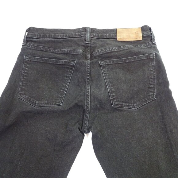 J Crew 484 Slim Black Skinny Jeans Men Size 32 x 34 Denim Zipper Fly Casual - Picture 4 of 14